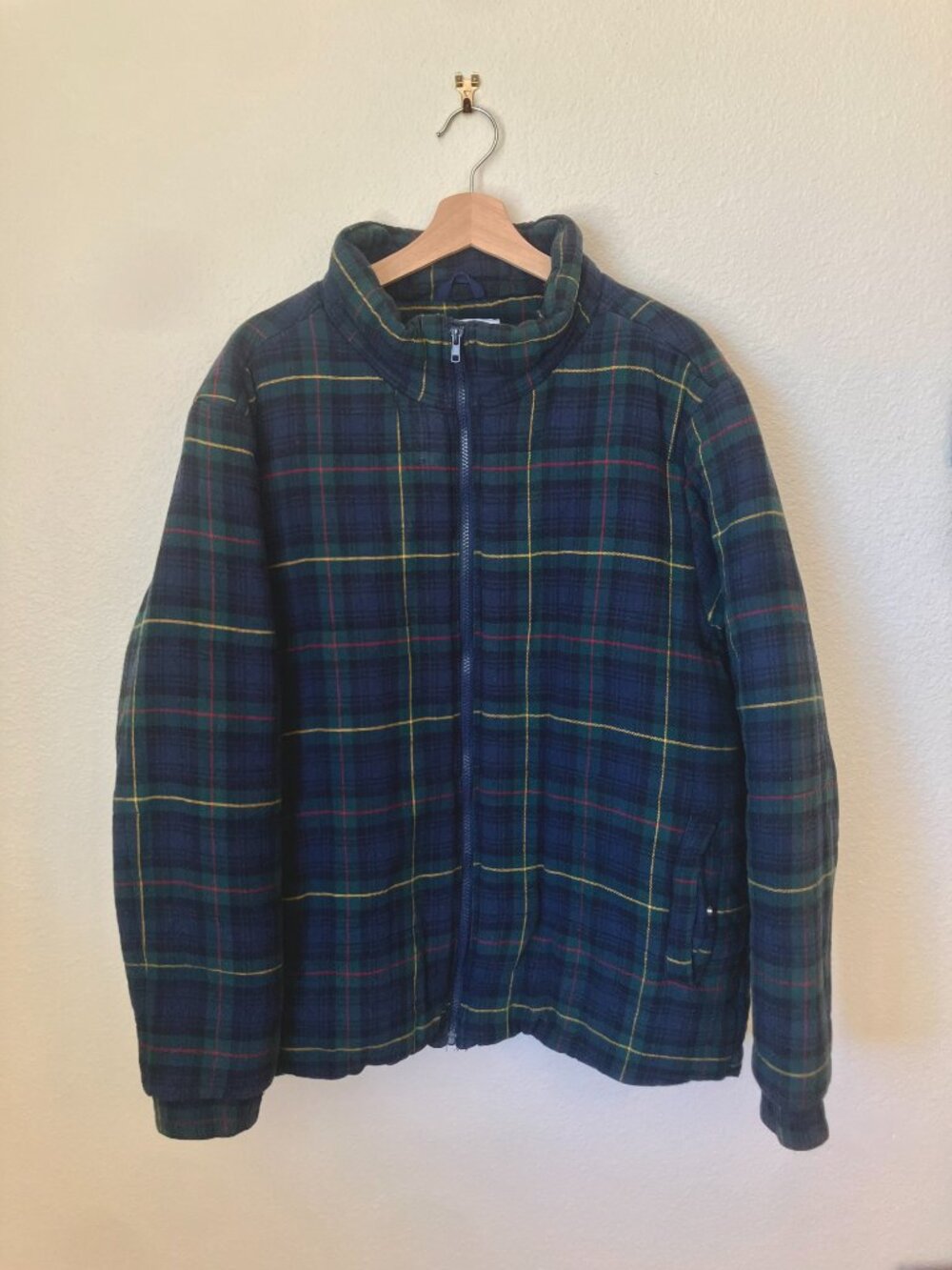 Vintage Alaska 1959 Flannel Puffer Jacket